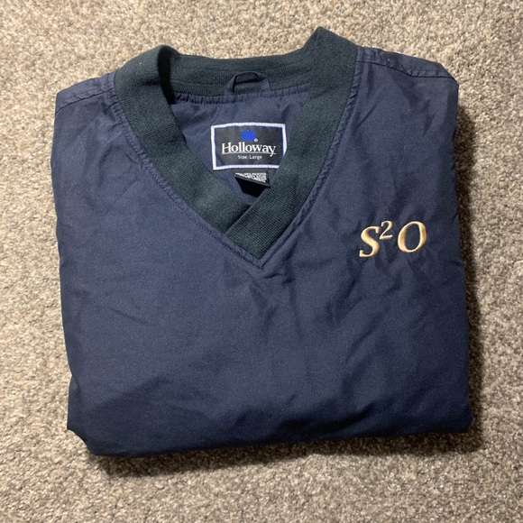 VINTAGE V-neck Pullover windbreaker - Picture 3 of 3